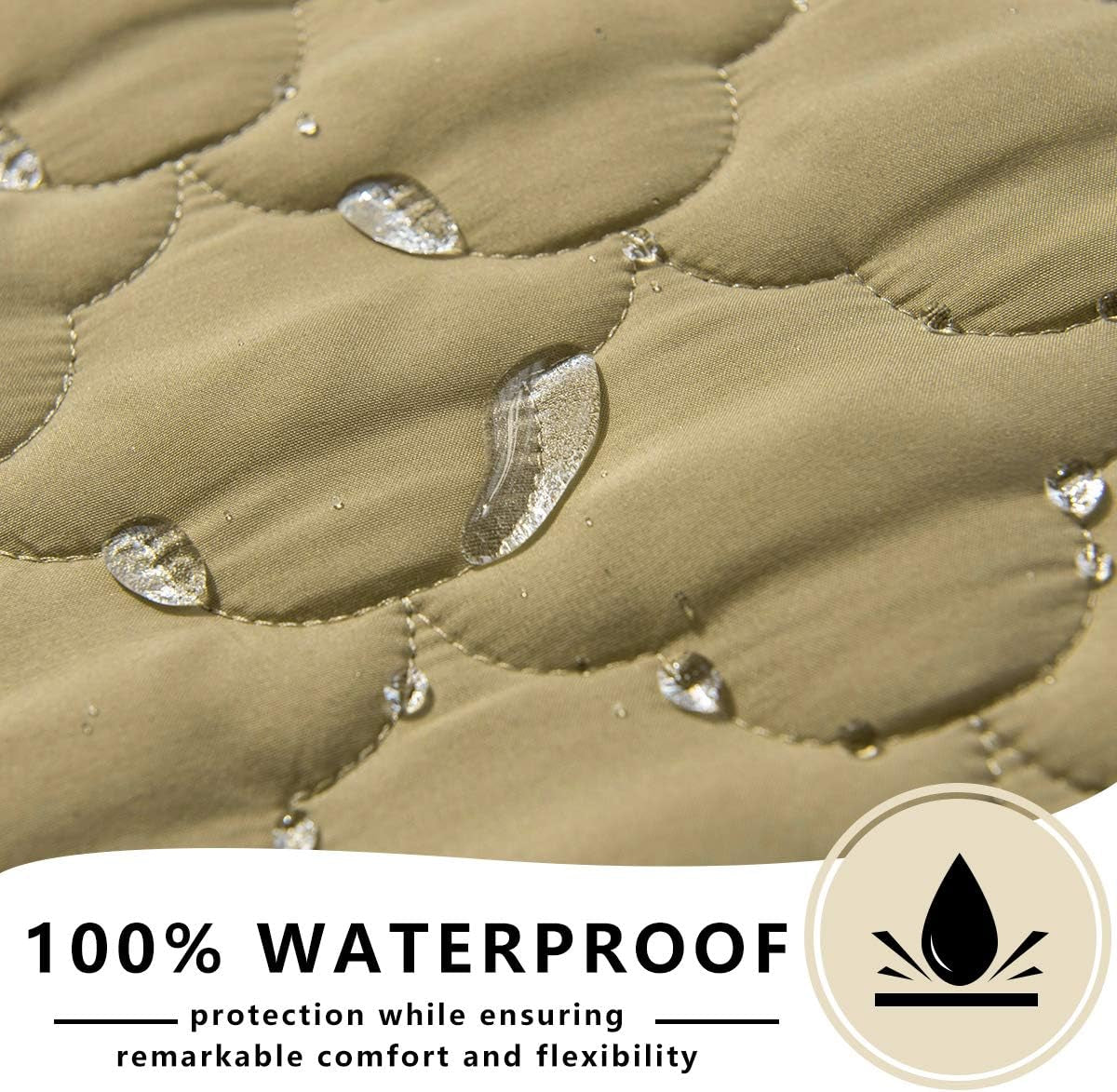 Super Soft Washable Dog Bed Cover & Puppy Pad - 82"X82" Taupe, Perfect for Couch Protection & Dog Training