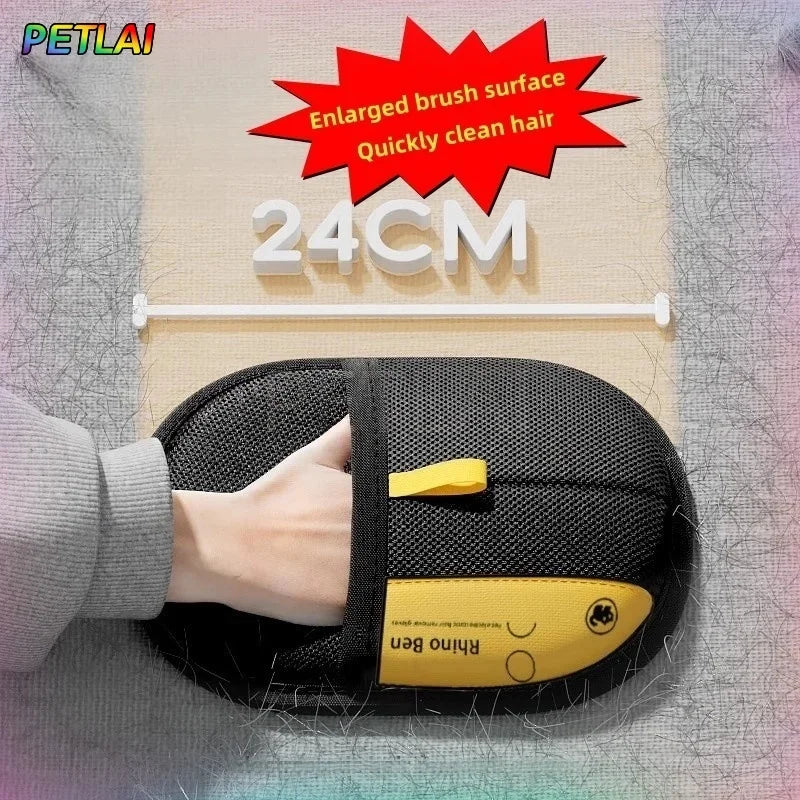 Ultimate Pet Hair Removal Glove - Reusable Electrostatic Brush for Cats & Dogs, Perfect for Couch, Carpet & Clothes, Washable & Eco-Friendly!