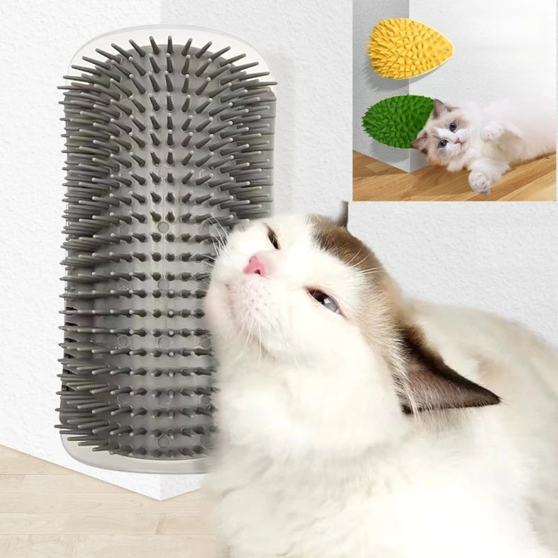 Cat Scratcher and Massager for Cats and Dogs - Grooming Brush and Hair Removal Tool for Pet Care Accessories
